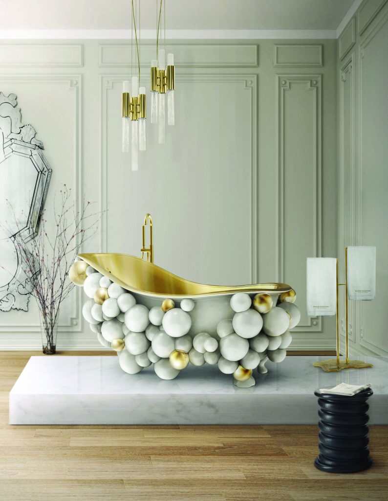 Inspirations with creative shapes. Newton Bathtub by Maison Valentina.