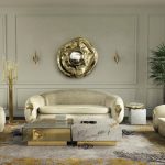Metallics Shimmers Living Room Inspirations