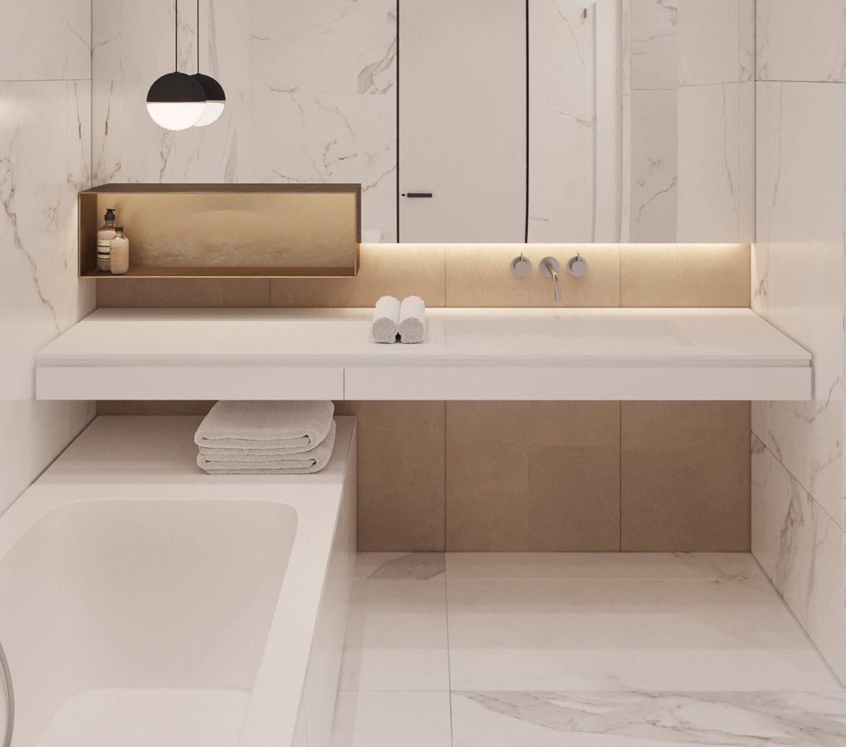Bathroom Design by Daria Babii