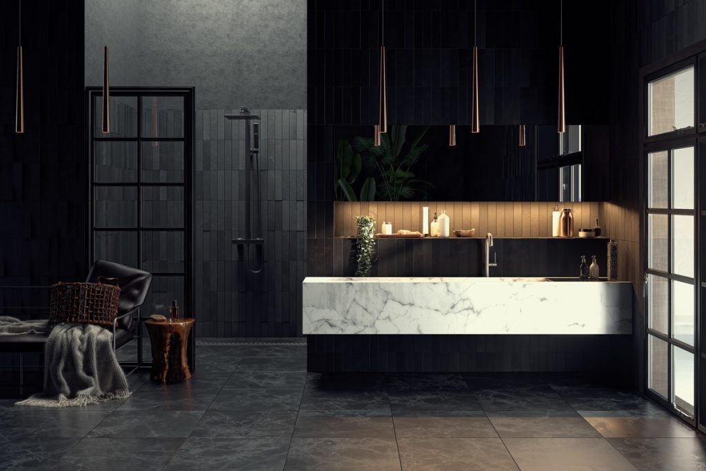 10 Black Bathroom Inspirations