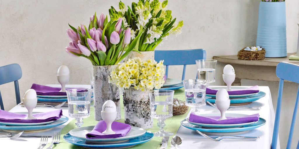An easter table by easter table setting ideas