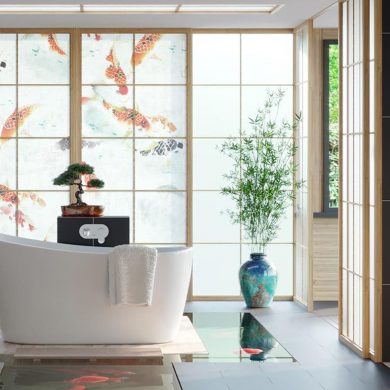 an oriental bathroom of Best Modern Bathroom Inspirations