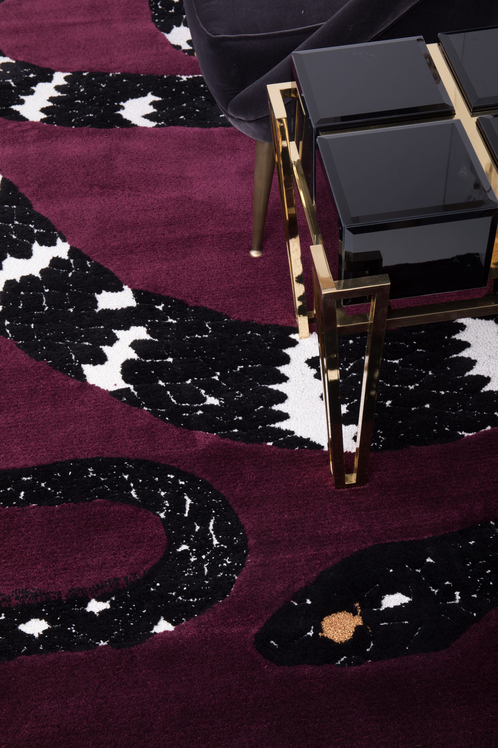 Unique living room rug