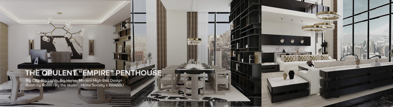 Fresh Look at The Opulent Empire Penthouse A Modern Home In New York