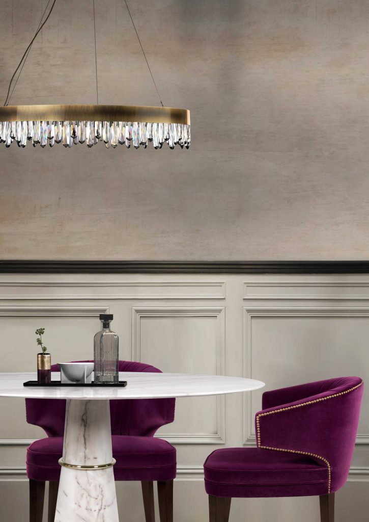 Velvet Dinning Room Inspiration