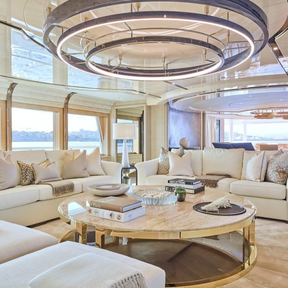 Penthouse Living Rooms: Luxury Living at the Highest Level | Insplosion - Luxury Offshore Penthouse Decorating Ideas With Refinement